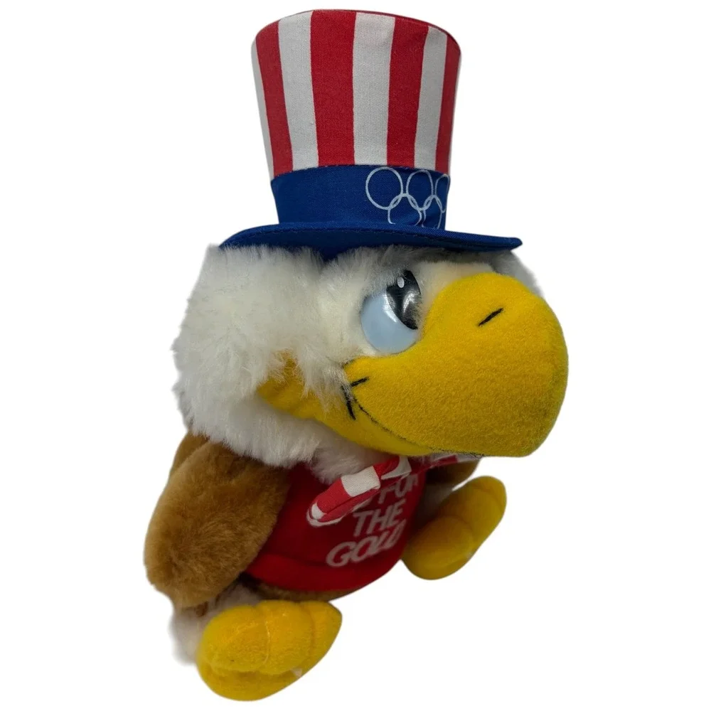 Vintage 1984 Sam Olympic Eagle Plush Applause LA Olympics Go For The Gold